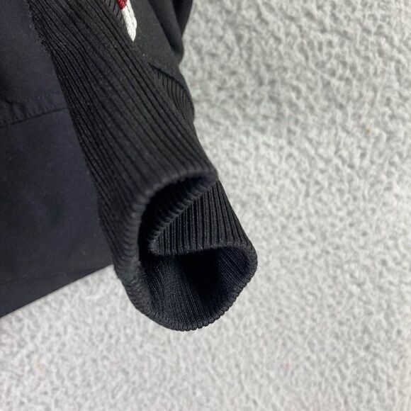 Track Jacket Size Medium Junior Full Zip Black Juniors‎ Athletic Running Workout - Picture 8 of 9